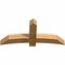 Ekena Millwork Bellingham Rough Sawn Timber Gable Bracket, Western Red Cedar, 60"W x 27"H x 6"D x 6"F, 11/12 Pitch GBW060X27X0606BEL00RWR - alternate 5